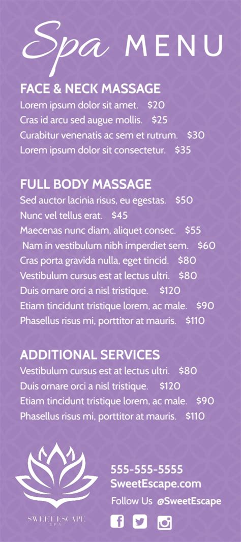 mespa|me spa menu.